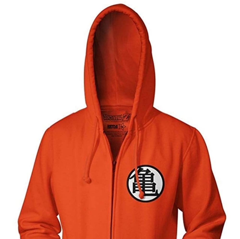 Cosplay DBZ Son Goku Kame Symbol Cosplay Zip Hoodi
